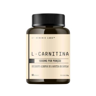 L-CARNITINA (60 CáPSULAS) - GENERIC LABS