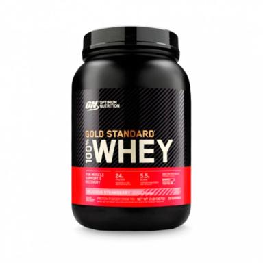 WHEY PROTEIN GOLD STANDARD 907G MORANGO OPTIMUM NUTRITION