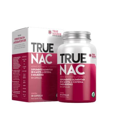 SUPLEMENTO VITAMINICO NAC 600MG N-ACETILCISTEíNA 30 CAPS TRUE SOURCE