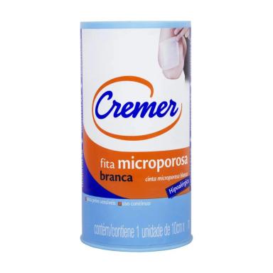 FITA MICROPOROSA BRANCA 10CM X 4,5M - CREMER