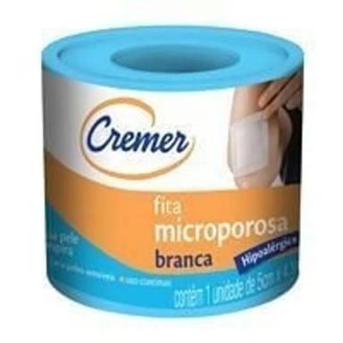 FITA MICROPOROSA BRANCA 5CM X 4,5M - CREMER