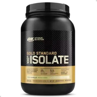 100% Whey Gold Standard Isolate Optimum Nutrition Baunilha 720g