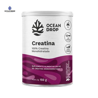 CREATINA MOMOHIDRATADA EM Pó 150G OCEAN DROP Natural