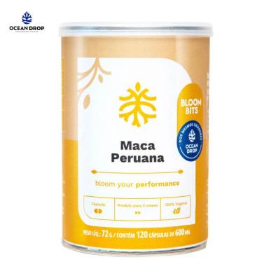 MACA PERUANA 600MG 120 CAPSULAS OCEAN DROP Natural