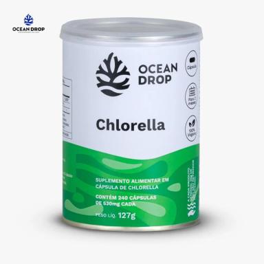 CHLORELLA 530MG 240 CAPSULAS  OCEAN DROP Natural