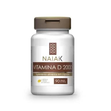 VITAMINA D3 2000 UI 90 CáPSULAS NAIAK Natural