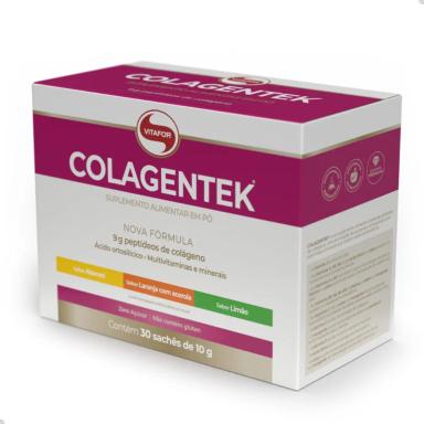 COLAGENTEK 10G CAIXA 30 SACHêS VITAFOR Sortido