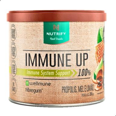 IMMUNE UP 100% SYSTEM WELLMUNE 200G NUTRIFY Própolis C/ MEL E Limão