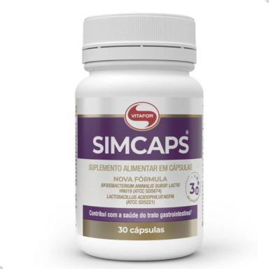 PROBIóTICOS SIMCAPS 30 CAPSULAS VITAFOR SEM Sabor