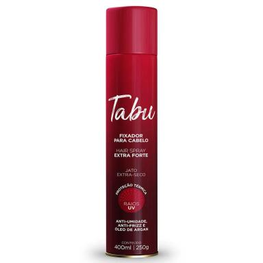 HAIR SPRAY TABU FIXAçãO EXTRA FORTE 400ML