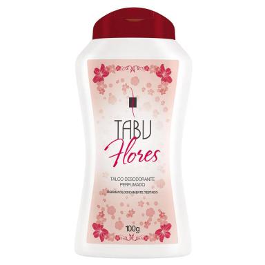 TALCO DESODORANTE TABU FLORES 100G