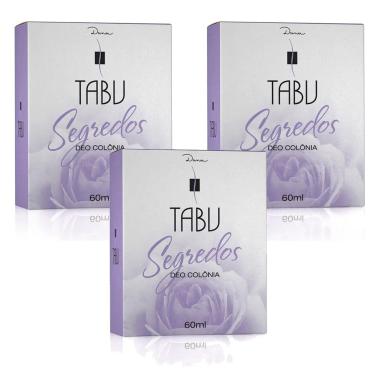 KIT DEO COLôNIA TABU SEGREDOS 60ML C/3