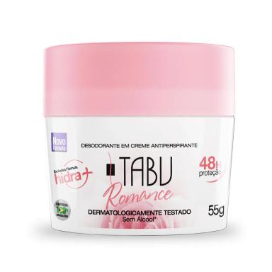 DESODORANTE CREME ANTITRANSPIRANTE TABU ROMANCE 55G