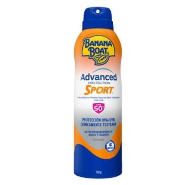 BANANA BOAT ADVANCED PROTECTION SPORT AERO PROTETOR SOLAR FPS 62 170G