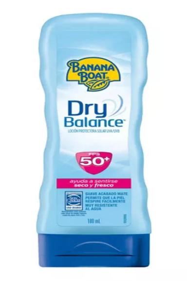 BANANA BOAT DRY BALANCE PROTETOR SOLAR MATTE FPS 50 180ML