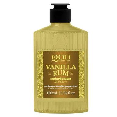 LOçãO PóS BARBA VANILLA RUM 100 ML - QOD BARBER SHOP