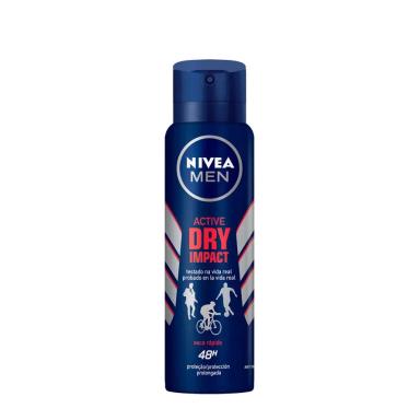 NIVEA DESODORANTE AEROSOL MEN DRY IMPACT 150ML
