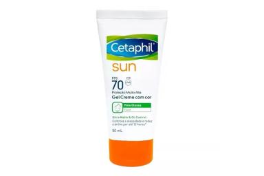 GALDERMA CETAPHIL SUN FPS70 COM COR  PELE OLEOSA 50ML
