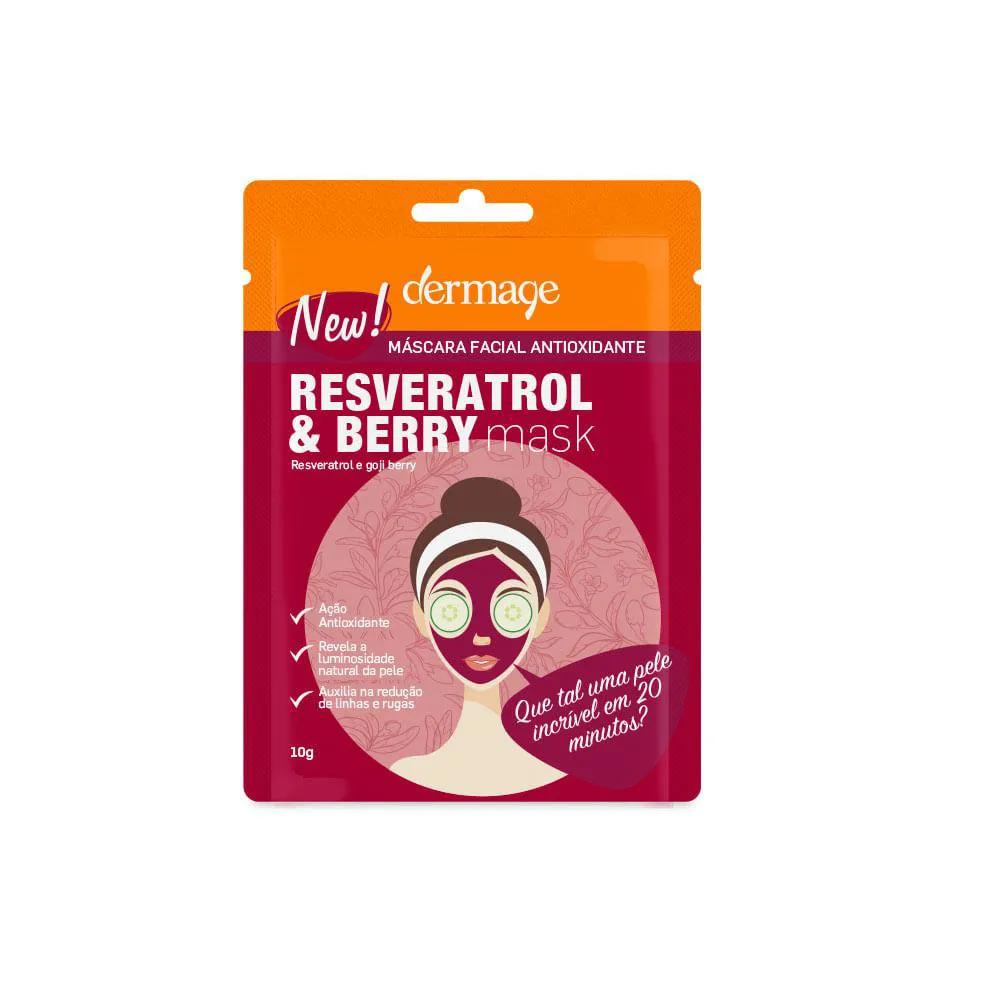 MáSCARA FACIAL ANTIOXIDANTE RESVERATROL E BERRY MASK