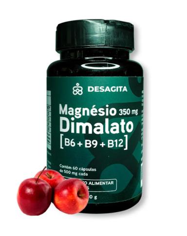 MAGNéSIO DIMALATO SUPER CONCENTRADO COM VITAMINAS B6 B9 E B12