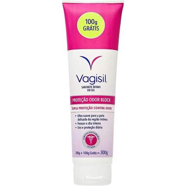 SABONETE LíQUIDO ÍNTIMO VAGISIL ODOR BLOCK LEVE 300G PAGUE 200G
