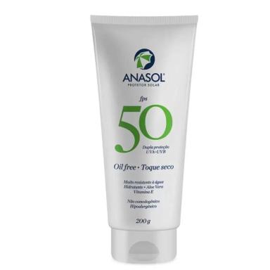 PROTETOR ANASOL 50FPS - TOQUE SECO OIL FREE - 200G