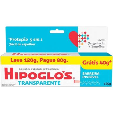 POMADA PREVENTIVA DE ASSADURAS HIPOGLOS TRANSPARENTE 120G