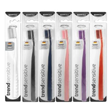 ESCOVA DENTAL POWERDENT TRENDSENSITIVE 6240 CERDAS 1UN - FABRICADAS NA ALEMANHA
