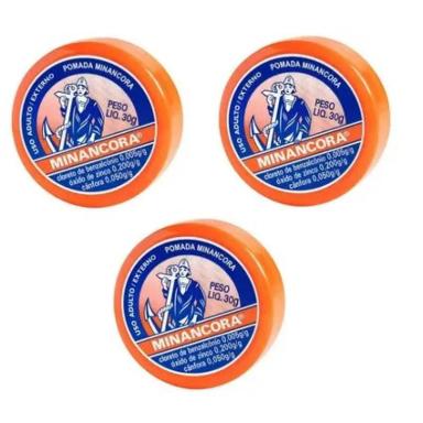 MINANCORA 30G KIT COM 3 (ANTISSéPTICO, ADSTRINGENTE E CICATRIZANTE)