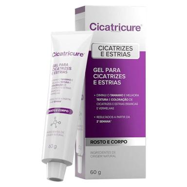 GEL CICATRICURE PARA CICATRIZES E ESTRIAS 60G