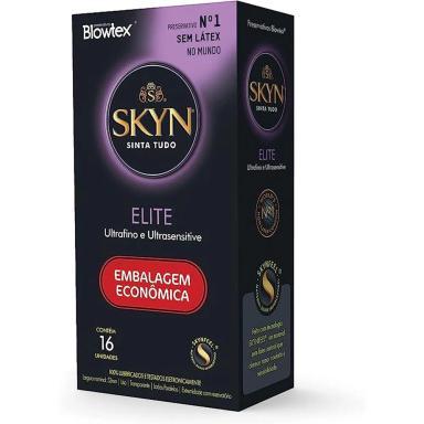 PRESERVATIVO BLOWTEX SKYN - SENSAçãO NATURAL ELITE C/16
