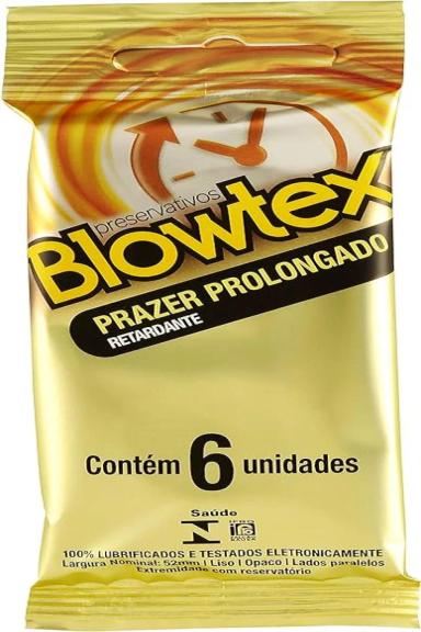 PRESERVATIVO BLOWTEX SKYN - SENSAçãO NATURAL EFEITO PROLONGADO C/6