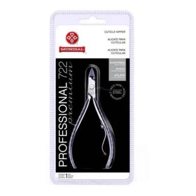 ALICATE DE CUTICULA PROFISSIONAL 722 INOX AFIADO MUNDIAL