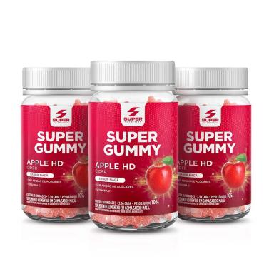 Kit 03 Super Gummy Apple HD 30 Gomas