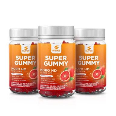 Kit 03 Super Gummy Moro HD 30 Gomas