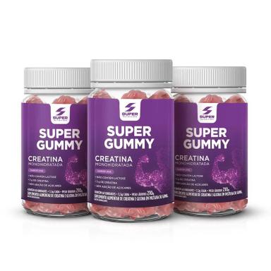 COMPRE 2, LEVE 03 SUPER GUMMY CREATINA SABOR UVA