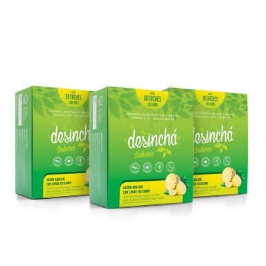 KIT 03 DESINCHá SABORES ABACAXI COM LIMãO