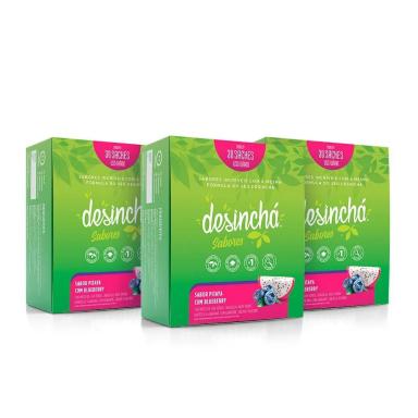 KIT 03 DESINCHá SABORES PITAYA COM BLUEBERRY
