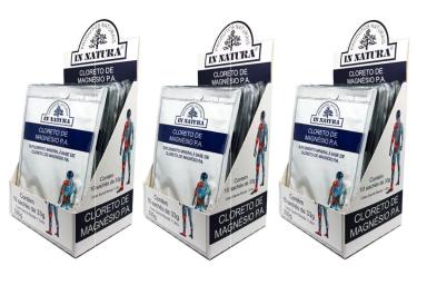 3UNI CLORETO DE MAGNéSIO P.A. (3X 10 SACHêS DE 33GR) - IN NATURA