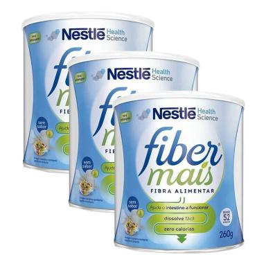 KIT 3UNI FIBER MAIS POTE 260G - NESTLé