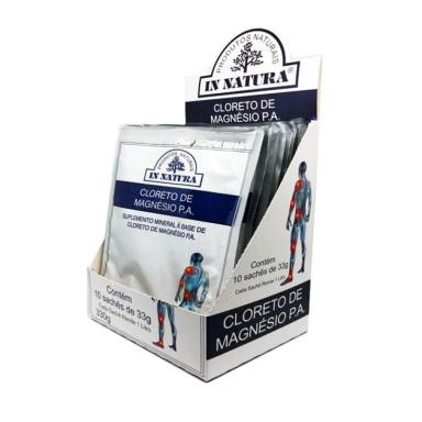CLORETO DE MAGNéSIO P.A. (10 SACHêS DE 33GR) - IN NATURA