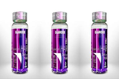 KIT 3UNI HAIR SKIN &amp;amp;AMP; NAILS GLAMOR 60 CáPS - MIDWAY