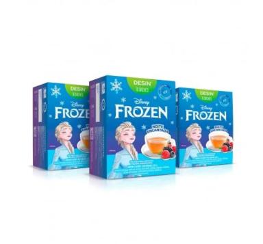 KIT 3UNI DESINCHá FROZEN 15 SACHêS FRUTAS VERMELHAS