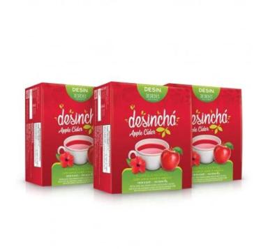 KIT 3UNI DESINCHá APPLE CIDER 30 SACHêS