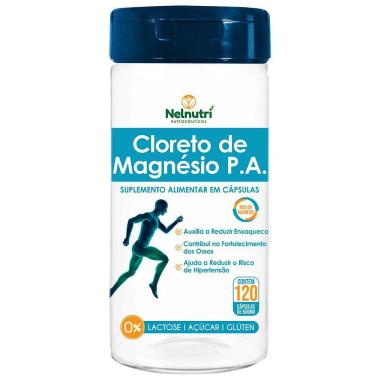 CLORETO MAGNéSIO P.A. 120 CáPS - NELNUTRI