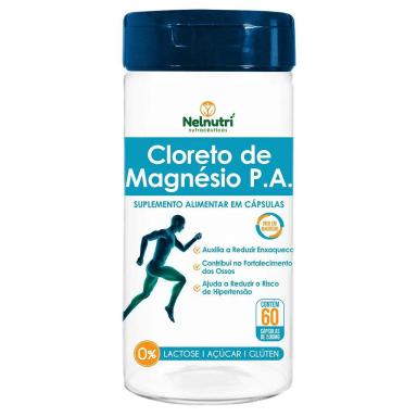 CLORETO MAGNéSIO P.A. 60 CáPS - NELNUTRI