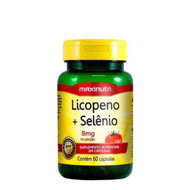 LICOPENO + SELêNIO 60 CáPSULAS - MAXINUTRI