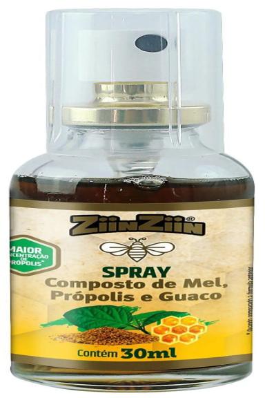 SPRAY GUACO E PRóPOLIS 30ML - ZIINZIIN