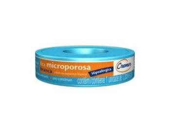 FITA MICROPOROSA HIPOALERGêNICA BRANCA 1,2CM X 4,5 M - CREMER