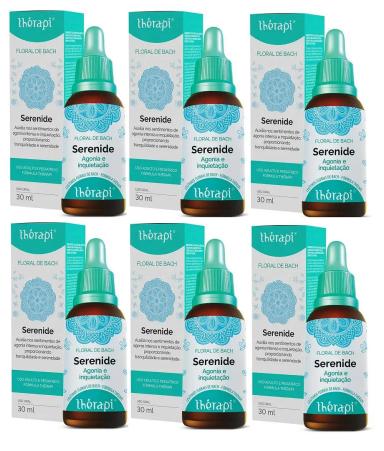 KIT COM 6 FLORAL DE BACH SERENIDE 30ML - THéRAPI